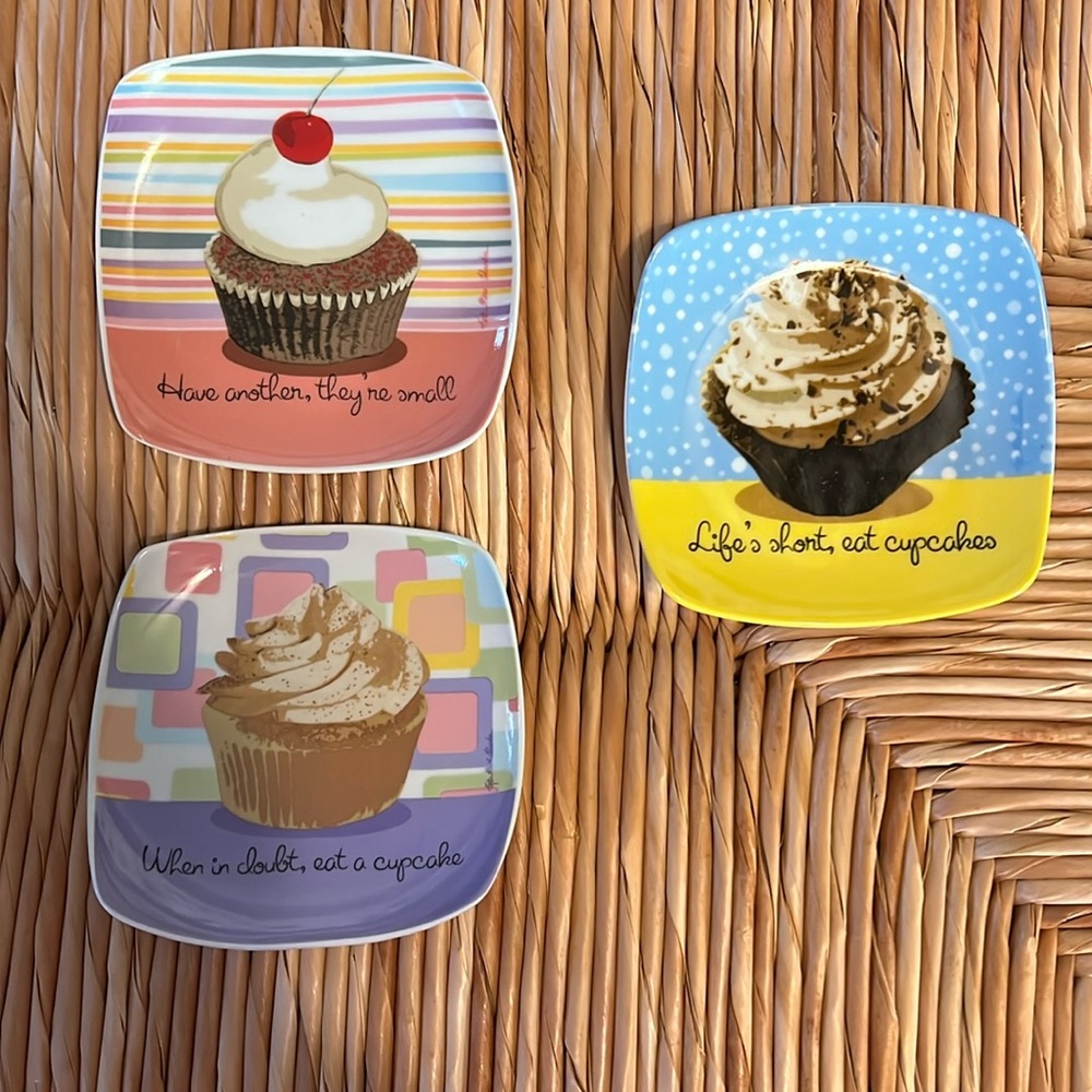 Set of 8 appetizer or small dessert plates. New Never used